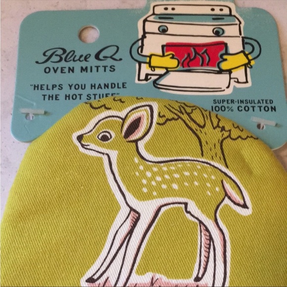 NWT Blue Q Learn Your Baby Animals! Oven Mitt - Picture 3 of 11